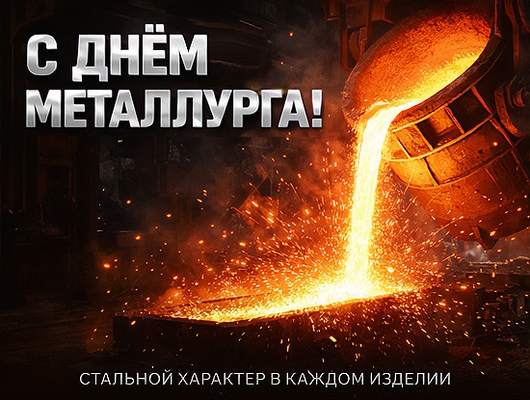 С Днём металлурга! Стальной характер в каждом изделии